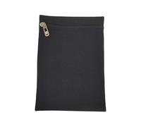Poche de sécurité cachée pour vêtements, vestes, poches latérales cousues avec fermeture éclair, manteau, poches intérieures, couture, voyage, portefeuille caché, Noir/blanc, BIG1, Beauté de masse