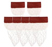 Poche de table de billard - Poches de rechange en cuir synthétique pour filet de billard - Accessoire professionnel durable | 6 pièces de sacs à brosses pour lieux de divertissement avec coutures