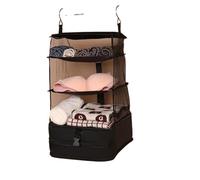 Poche De Voyage Suspendue Sac de Rangement Portable Pliable et Suspendu for Voyage, étagères, Sacs, penderie multifonctionnelle, Sac à vêtements, Organisateur Valise(Color 1)