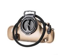 Poche d'hydratation de 1,5 L pour randonnée, camping, sac à eau pliable avec buse en silicone de qualité et valve anti-fuite à 360 °, tube de 96 cm pour sacs à dos, translucide