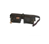Poche double en cuir tanné avec ceinture Mondelin
