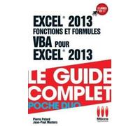 Excel 2013 – Fonctions, Formules et VBA – Poche Duo, Broché – Micro Application