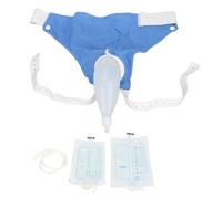 Poche d'urine en silicone pour homme - Portable - 1000 ml - 2000 ml - Avec valve de refoulement et canal cathéter d'urine - Pour les patients âgés, l'incontinence urinaire, les patients alités, en