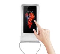 Poche Étanche pour Téléphone, Étui Submersible Téléphone Sac Étanche, Protecteur à Lanière Réglable pour Cou avec Touche HD pour Passeport Portefeuille Rangement Accessoires de Piscine Plage