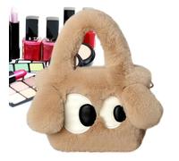 Poche inférieure de Plüsch | Sac en peluche de 31 cm | Sacs de transport doux | Design à la mode spacieux doux dans la réforme des chiens avec un grand espace de rangement pour les voyages, le shoppin