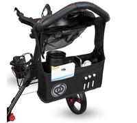 Poche organisatrice universelle pour chariot de golf à pousser, support à accès facile pour accessoires, télémètre, boisson et plus. Compatible avec Motocaddy, Powakaddy, Clicgear, Cube, Masters, Big