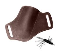 Poche pour couteaux | Housse pour couteaux taille | Housse pour ceinture anti-rayures, organiseur de poche, couche supérieure imitation résistante à l'usure, cuir