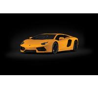 Pocher Lamborghini Aventador LP700-4 - Yellow 1:8 Modèle réduit de voiture