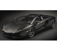 Pocher - Lamborghini Aventador Lp700-4 Roadster Nero Nemesi (Hk121f)