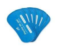 Poches de gel ergonomique bain dérivatif grand format - 6 unités