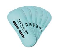 Poches de gel ergonomique bain dérivatif petit format - 6 unités