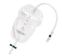 Poches De Jambe Ugo (X10) - Poches De Drainage Urinaire/Cathéter, Robinet En T Ou À Levier Avec Doublure En Tissu Doux (Pack De 10)