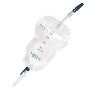 Poches De Jambe Ugo (X10) - Poches De Drainage Urinaire/Cathéter, Robinet En T Ou À Levier Avec Doublure En Tissu Doux (Pack De 10)