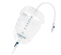 Poches De Jambe Ugo (X10) - Poches De Drainage Urinaire/Cathéter, Robinet En T Ou À Levier Avec Doublure En Tissu Doux (Pack De 10)