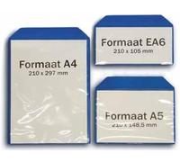 Poches de protection magnétiques avec bandes magnétiques, bleu - Format A4- A6, Format:5 x EA6 (210 x 105mm)