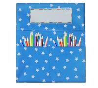 Poches de siège pour chaises de salle de classe, organiseur de dossier de chaise, pochette de rangement durable, design peu encombrant, compact idéal pour l'école, la bibliothèque, la maternelle, les