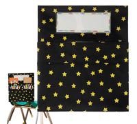 Poches de siège pour chaises de salle de classe, organiseur de dossier de chaise, pochette de rangement durable, design peu encombrant, compact idéal pour l'école, la bibliothèque, la maternelle, les