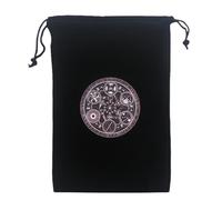 Poches de Tarot : y compris le sac en tissu de tarot 12 x 17,5 cm, sac à bijoux | Sac de rangement en velours pratique pour Gemstones Rystals Bijouteriaa