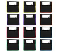 Poches Pour Chaise 12 Pièces Lavables En Machine | Pochette arrière pour chaise de bureau avec porte-nom Pour Fournitures Scolaires Livres Maternelle Maison Salles D'Art Labos