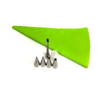Poches Réutilisables En Silicone Pour Glaçage De Gâteau,7 Pièces,Accessoire De Cuisine Pour Crème,Chi,Poupée,Tube,Buse,Décoration, - Type Green