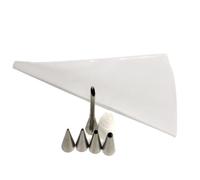 Poches Réutilisables En Silicone Pour Glaçage De Gâteau,7 Pièces,Accessoire De Cuisine Pour Crème,Chi,Poupée,Tube,Buse,Décoration, - Type White