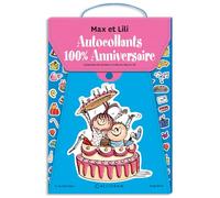 Pochette 100% autocollants Max et Lili - Anniversaire