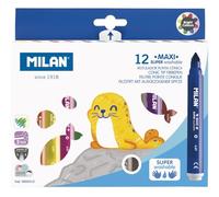 MILAN Boîte de 12 feutres Super lavables Maxi G