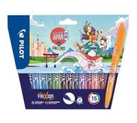 Pochette 15 Stylos roller Pilot Pen FriXion Ball Multicolore G