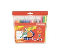 Pochette 18 Feutres Trio Dt 3fluo Gratui