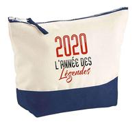 Pochette 2020 l'année des légendes | Pouch | Idée Trousse Toilette Maquillage Cadeau Anniversaire Fête Original Famille Travail Départ Collègue Retraite
