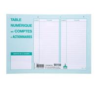 Pochette 297X210 Ensemble compte d'actionnaires 50 feuillets - Autre