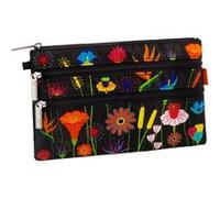 Pochette 3 zips - Zip It Jardin fleuri - Pylones 6 G