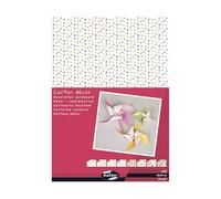 Pochette 40 feuilles de carton décor 25x35 cm, thème Gribouillage