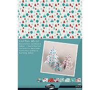 Pochette 40 feuilles de carton décor 25x35 cm, thème Noël