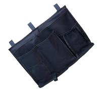 Pochette 600dpu Multi-compartiments de Chevet Rangement de Bleu Marine | Tête de Lit et Hôpital, Tri des Livres et Objets Divers, Accès Pratique au Quotidien