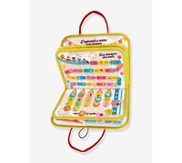 J.A.D.E - Pochette d'Activités sur Le Theme de la Fête Foraine - Montessori - 141524 - Jeu Educatif - Rouge - Tissus - Voyage - Sensoriel - Jeu pour Enfant -Design Français - À Partir de 3 Ans