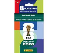 Panini Coupe du Monde DE LA FIFA 2026 Stickers - Blister 8 Pochettes