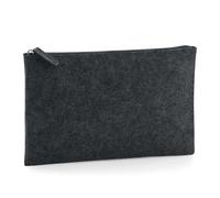 Pochette Ã accessoires en feutrine Bag Base Gris 26x17 cm