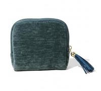 Pochette à Bijoux de Voyage, Petit étui de Voyage à 5 Compartiments en Velours Doux avec Fermeture éclair pour Bracelet, bagues, Boucles d'oreilles, étui Petit