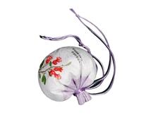 Pochette à bijoux en brocart avec cordon, Sacs multicolores à cordon de serrage, 4 pièces, 8cm x 13cm, porte-monnaie en soie for bijoux(Purple)