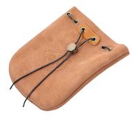 Pochette à Bijoux pour Femmes en Cuir, Double Polaire à Cordon