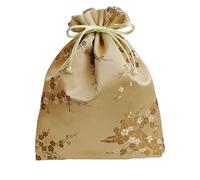 pochette à bijoux vintage, Pochette à bijoux en brocart de soie, doublure daim, 7,87 x 9,84 pouces, multicolore(Unique Colour)