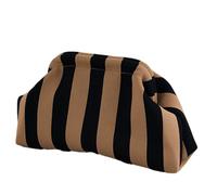 Pochette à blocs de couleur - 31 x 17 x 13 cm en nylon avec fermeture à verrou de baiser, sac à raviolis tissé accessoire d'été | Pique-nique de plage, brunchs décontractés, promenades dans un hôtel