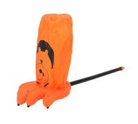Pochette à Bonbons en Forme de Paume pour Halloween, Pochette en Plastique élégante et Amusante pour mendicité avec Grande Ouverture