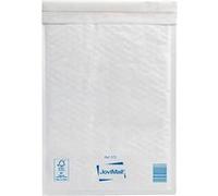 Pochette à bulles d'air kraft blanc 220 x 330 mm MailLite 92 g - Carton de 100 - Blanc - Jovipack Blanc G