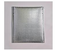 Pochette à Bulles Métallisée - Enveloppe Bulle Autocollante Étanche, Emballage Colis Vinted - Expédition Cadeaux ou Produits Fragiles (Argenté, 49x58 CM)