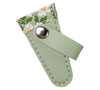Pochette à ciseaux - 12 x 3 cm en cuir synthétique | Étui de rangement