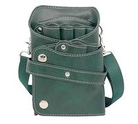 Pochette à ciseaux pour coiffeur Sac à outils pour coiffeur professionnel Sac de Ciseaux de Coiffeur Sac de Coiffeur PU+PVC Cuir Sac Bandoulière 281 Vert
