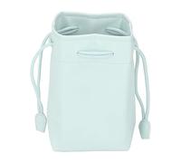 Pochette à Cordon en Cuir PU Sac Portable étanche Universel Caméra Instantanée Film Imprimante Stockage (Vert)