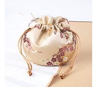 Pochette à cordon pour bijoux, Sac de sachets Tradition multicolore, 4 pièces, sac parfum vide brodé avec cordon serrage(H3)